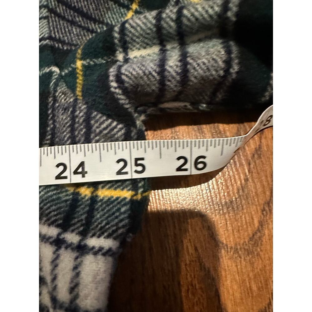 Faconnable Men’s Vintage Wool Blend Plaid Collared Pullover Sweater Blue Large - Picture 9 of 11